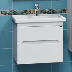 Тумба для умывальника СанТа Лондон 60 подвесная 2 ящика