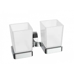 Стакан Двойной Подвесной Ceramalux CUBE 12603