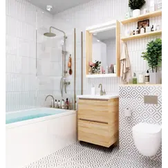 Тумба подвесная с раковиной 1Marka Aris