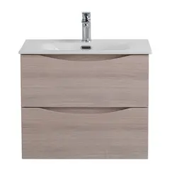 Тумба с раковиной подвесная BelBagno MARINO-CER-N Rovere Grigio