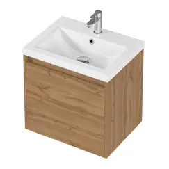 Тумба подвесная 1Marka Миябе 59х55х45 1ящик , дуб вотан