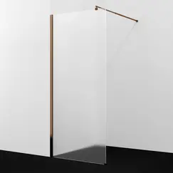 Душевая перегородка WasserKRAFT Rur 30W RG-MG матовое/розовое золото