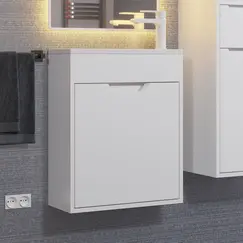 Тумба подвесная Uperwood Modul  белая матовая