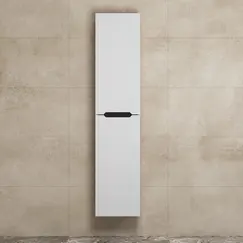 Шкаф-пенал подвесной  Uperwood Tanos   33х150 см, универсальный, белый/графит