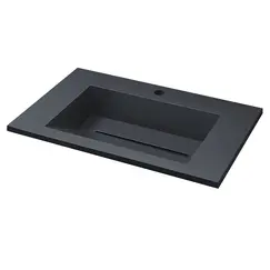 Раковина полувстраиваемая Uperwood Next Premium , серый глянец