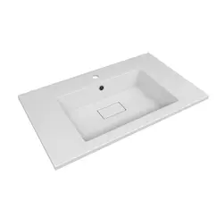 Раковина для ванной Uperwood May 80х48х14,2 см, белая глянцевая