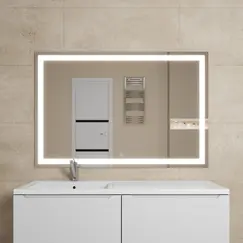 Зеркало с подсветкой Uperwood Tanos , сенсор/антизапотевание/без рамы