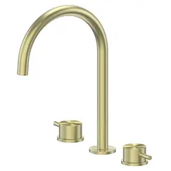 Смеситель ABBER Wasser Kreis 316 AF8108BG-M для раковины, золото брашированное