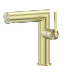 Смеситель ABBER Perfekte 316 AF8A10BG для раковины, золото брашированное