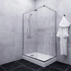 Душевое ограждение Triton "ВЕНТА-ХРОМ" , низкий поддон