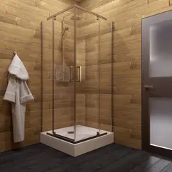 Душевое ограждение Triton "КАППА-ХРОМ" (низкий  поддон) квадрат 90х90