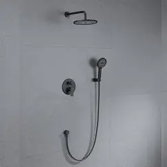 Встроенная душевая система Black&White UK8311B