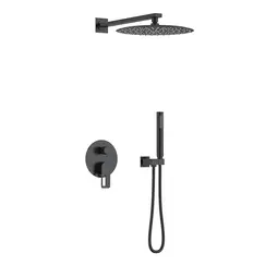 Встроенная душевая система Black & White GL-9105-MB