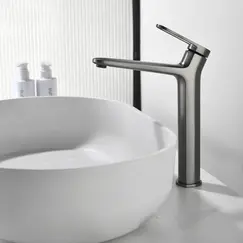 Смеситель для раковины Black&White GF-7209-GM