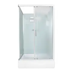 Душевая кабина DTO D229 средний поддон, хром/матовое