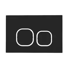 Кнопка смыва для унитаза Weltwasser WW INS Bamberg BL пластик, цвет матовый черный