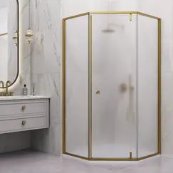 Душевой уголок RGW HO-088Gb матовое/золото