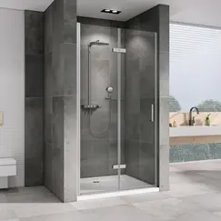 Душевая дверь ABBER Zart прозрачное/хром