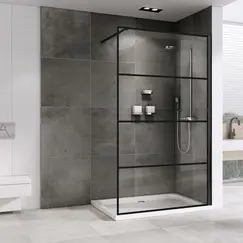 Душевая перегородка ABBER Immer Offen AG65100B/AG65120B