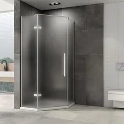 Душевой уголок ABBER Ewiges Wasser матовое/хром