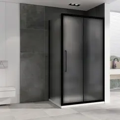 Душевой уголок ABBER Schwarzer Diamant матовое/черный