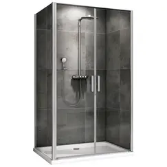 Душевой уголок ABBER Sonnenstrand прозр/хром