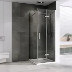 Душевой уголок ABBER Zart прозрачное/хром