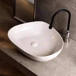 Раковина накладная ABBER Bequem AC2124 белая