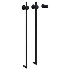 Полотенцесушитель электрический ABBER Charme AH4002MB черный матовый