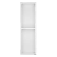 Скрытая настенная ниша из нержавеющей стали ABBER Nischen AN3002MW, белая матовая