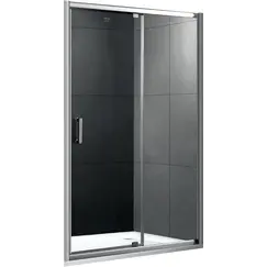 Душевая дверь в нишу распашная Gemy Sunny Bay  140х190 прозрачное стекло