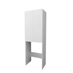 Шкаф 1Marka Wall 67 2д Белый глянец