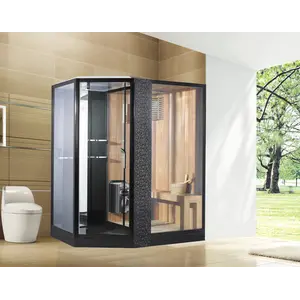 Душевая кабина с финской сауной Orans SR-89103S L / R black