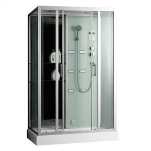 Душевая кабина Frank  с баней/без бани пристенная F-507-1