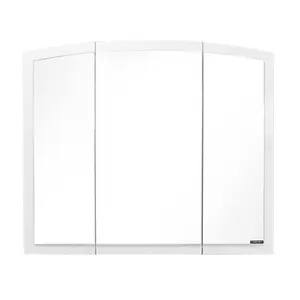 COMFORTY. Зеркало-шкаф "Палини-100" белый глянец