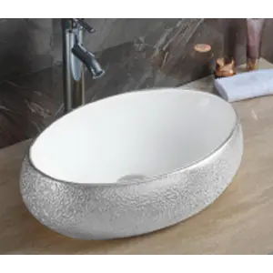 Раковина накладная овальная CeramaLux NC 433