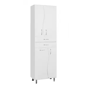 Пенал напольный Style Line Волна 60, с бельевой корзиной