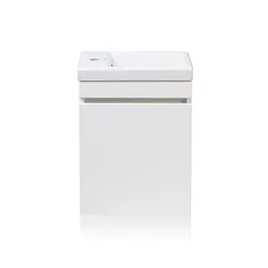 Тумба подвесная с раковиной Style Line Compact Como 40