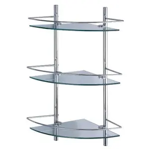 Полка стеклянная тройная WasserKRAFT  K-3133