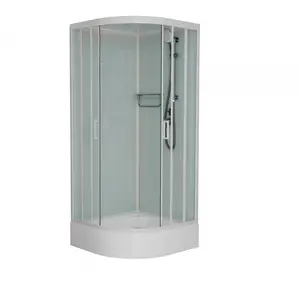 Душевая кабина Frank F400/1 White  средний поддон