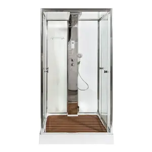 DTO Душевая кабина Z122 ESPOO/STEAM 120х90 прозрачное/низкий