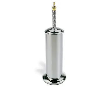 Stil Haus Giunone  напольный металлический ёрш   хром - золото