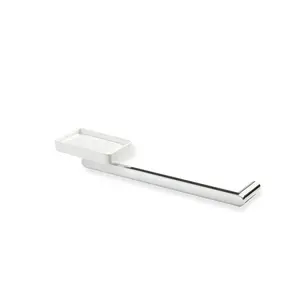 Stil Haus Living  полотенцедержатель + керамическая мыльница   хром - белая керамика