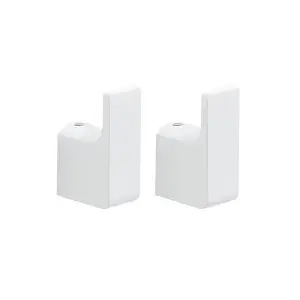 Gedy G-Pirenei  пара крючков   белый матовый