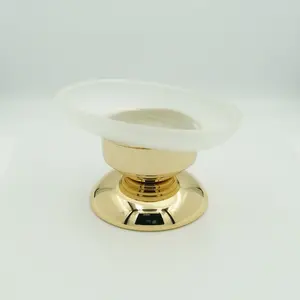 Stil Haus Elite  настольная мыльница на ножке   золото