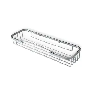 Stil Haus  решётка в ванную 1-уровневая прямоугольная  длина 40 см   хром