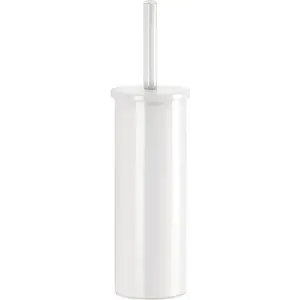 Gedy G-Flip  напольный металлический ёрш   белый матовый