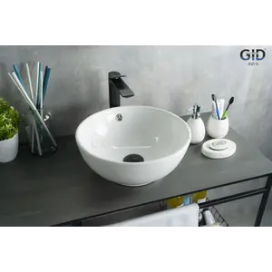 Накладная белая раковина для ванной Gid N9002