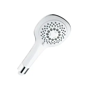 Лейка душевая Lemark  5-функциональная 117х251мм хром/белый