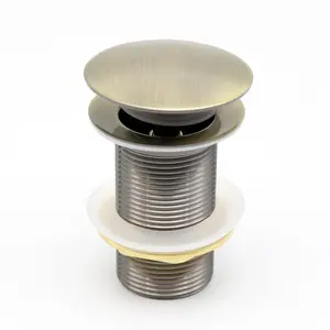 Донный клапан для раковины CeramaLux RD008 бронза без перелива